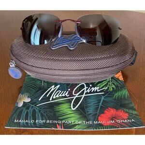 Maui Jim Sunglasses MJ51607 Preowned Brown Honolau Bay Sunglasses